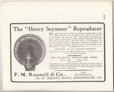 Seymour Phonograph Soundbox